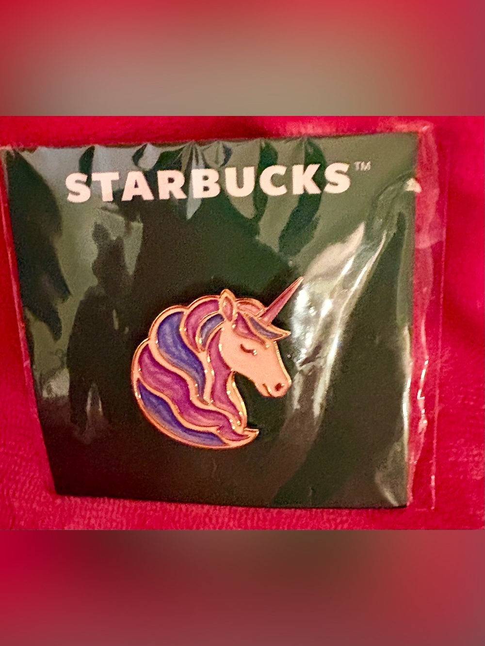 Starbucks Pink and Purple Unicorn Enamel Pin